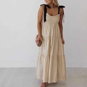 Adorable, SOLD OUT bow tie maxi dress